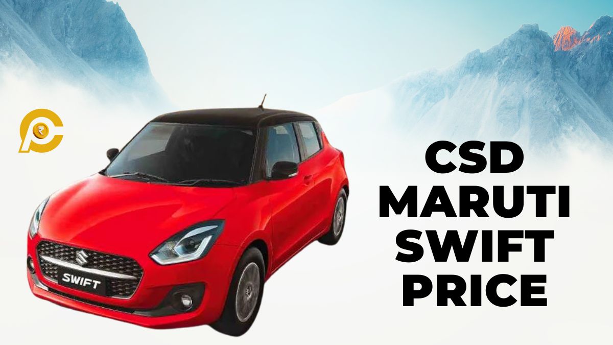 CSD Swift Car Price List 2025 - CanteenPrice