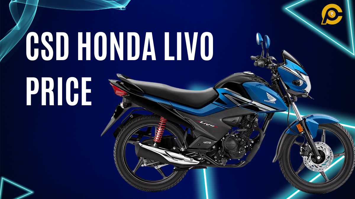 CSD Honda Livo Bike Price List