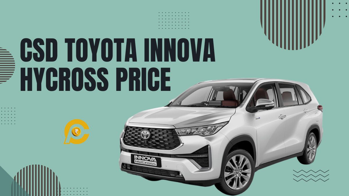 CSD Innova Hycross Car Price List
