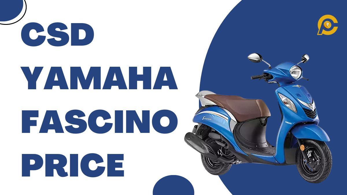 CSD Yamaha Fascino Scooter Price List
