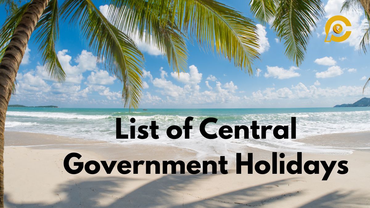 List of Central Government Holidays