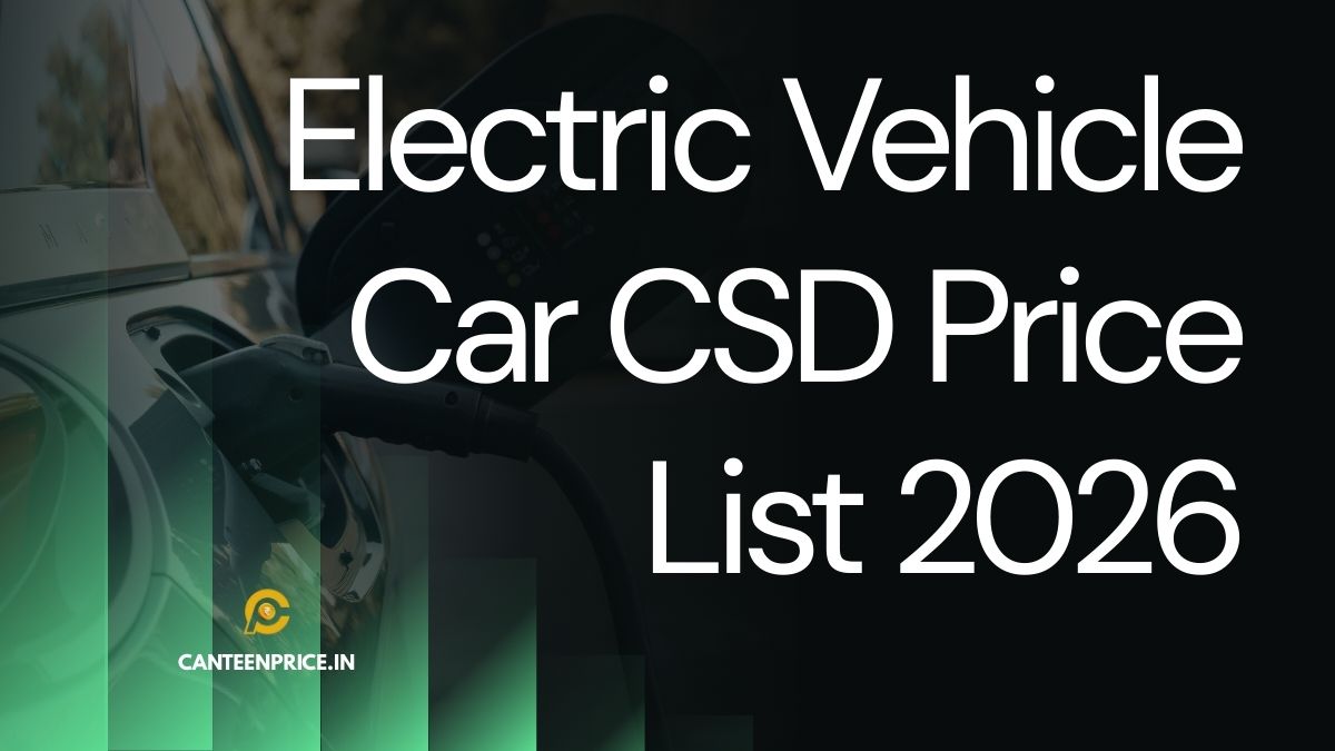 EV Car CSD Price List 2026