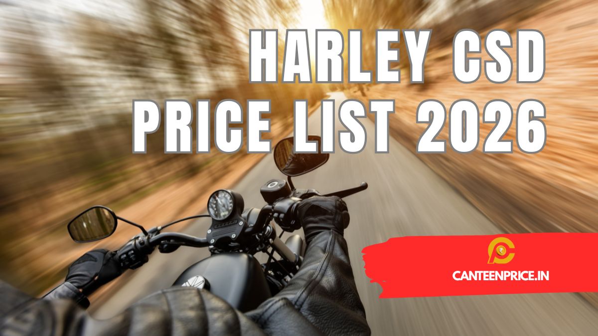 Harley CSD Price List 2026