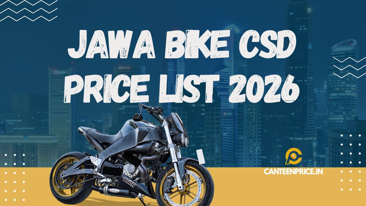 Jawa Bike CSD Price List 2026