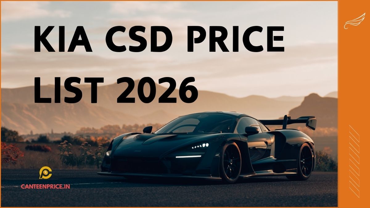 Kia CSD Price List 2026