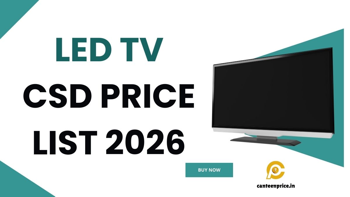 LED TV CSD Price List 2026
