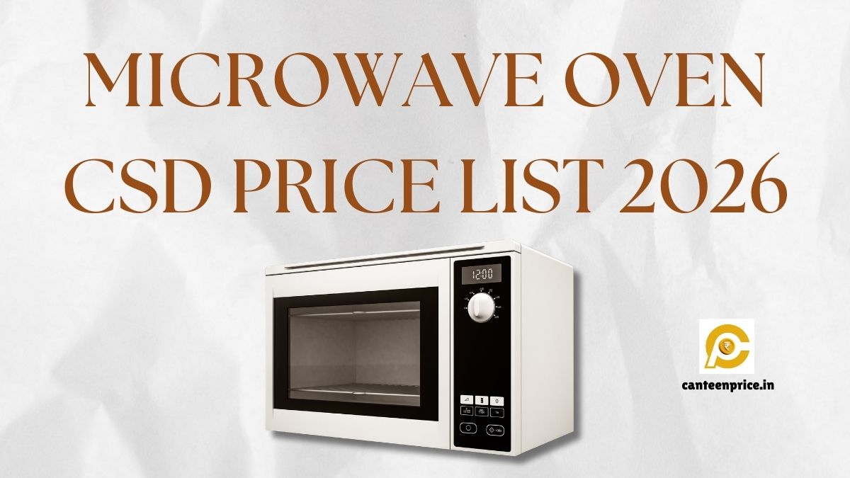 Microwave Oven CSD Price List 2026