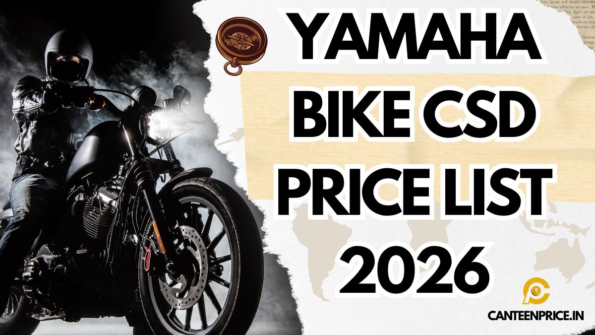 Yamaha Bike CSD Price List 2026