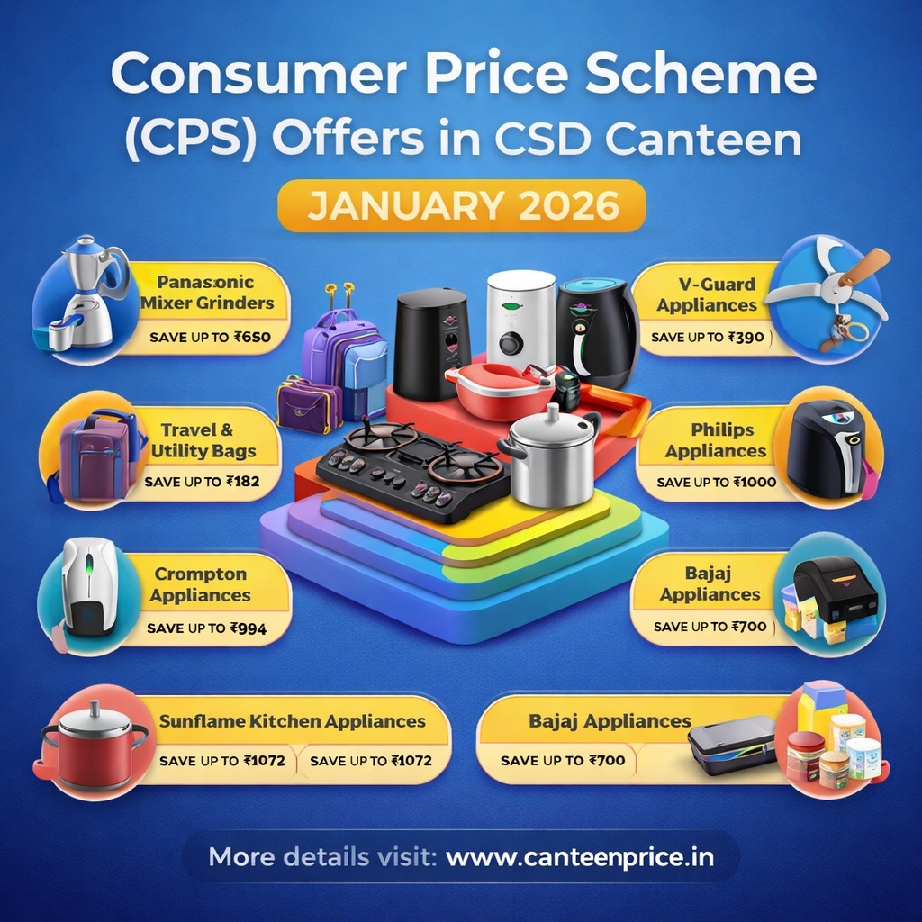 CSD Canteen Consumer Promotion Scheme in January 2026