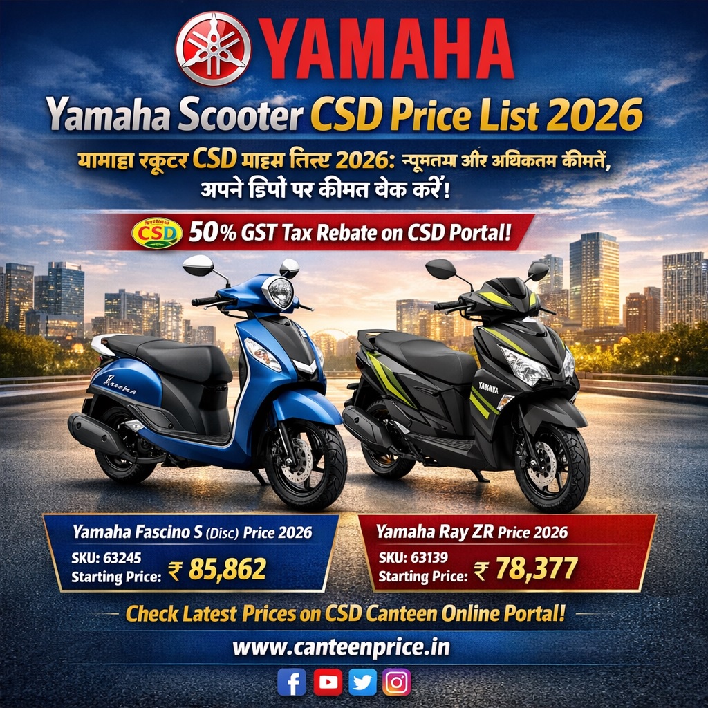 Yamaha Scooter CSD AFD Online Price 2026